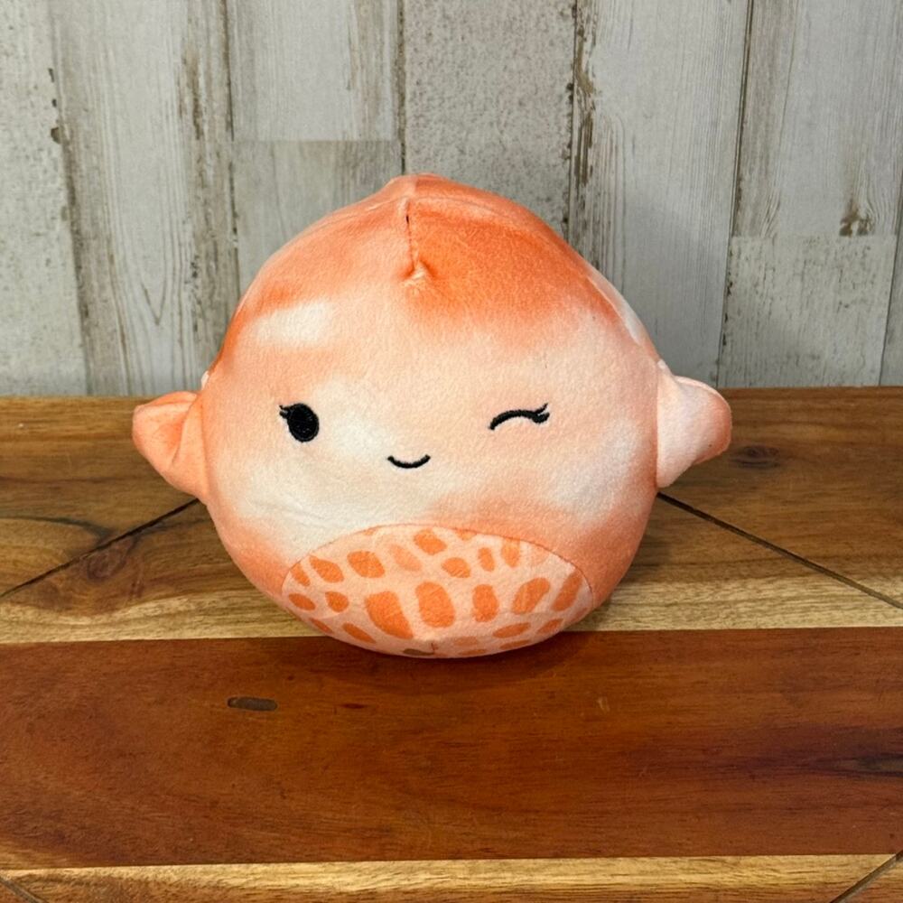 Squishmallows 9" Livvy the Coral Starfish Plush Toy Orange Mini